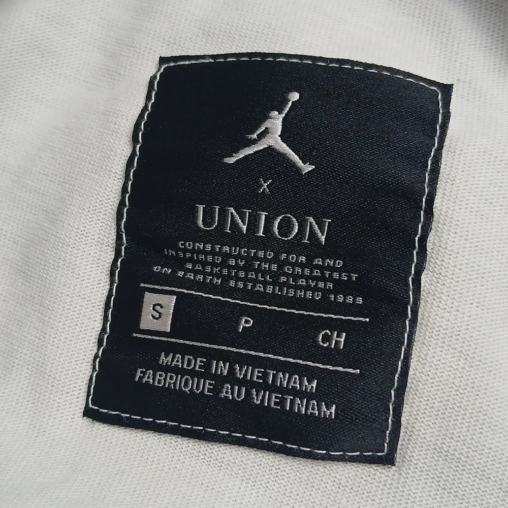 Jordan‎ xUnion LA MJ GFX Tee White Onyx Mens Size Small